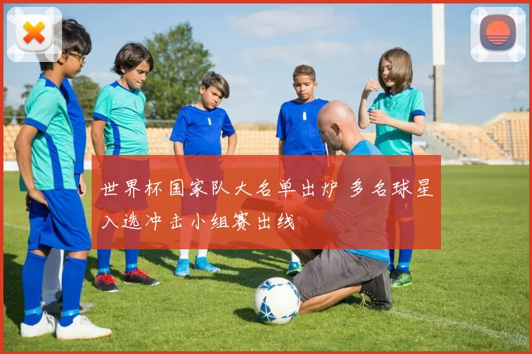 世界杯国家队大名单出炉 多名球星入选冲击小组赛出线