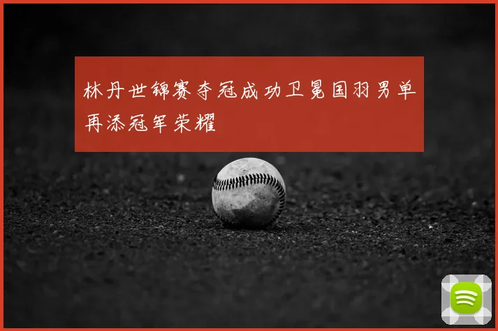 林丹世锦赛夺冠成功卫冕国羽男单再添冠军荣耀